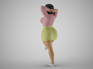 Hopeful Girl 3D Print Model