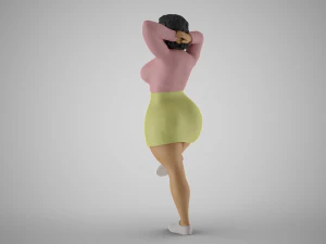 Hopeful Girl 3D Print Model
