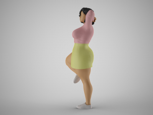 Hopeful Girl 3D Print Model