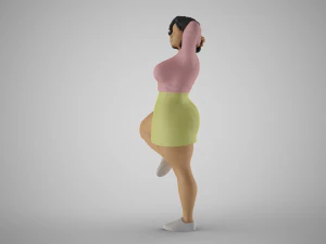 Hopeful Girl 3D Print Model