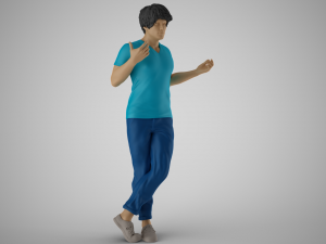 Expressive Man Modello di stampa 3D