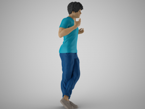 Expressive Man Modello di stampa 3D