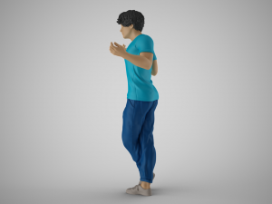 Expressive Man Modello di stampa 3D