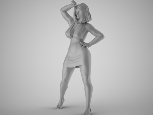 Admire Her Beauty 2 3D 프린트 모델