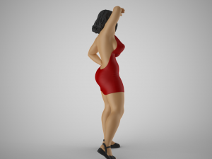 Admire Her Beauty 2 3D 프린트 모델