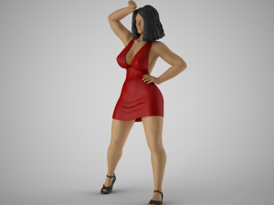 Admire Her Beauty 2 3D 프린트 모델