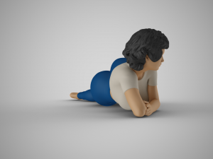 Woman Lying Modelo de impresión 3D