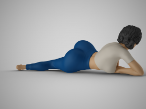 Woman Lying Modelo de impresión 3D