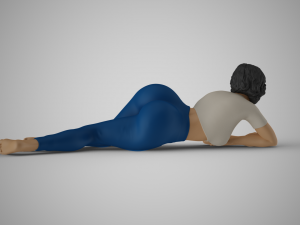 Woman Lying Modelo de impresión 3D