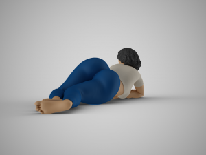 Woman Lying Modelo de impresión 3D