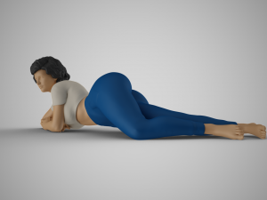 Woman Lying Modelo de impresión 3D