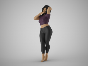Admire Her Beauty 3D 프린트 모델