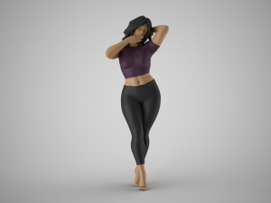 Admire Her Beauty Modello di stampa 3D