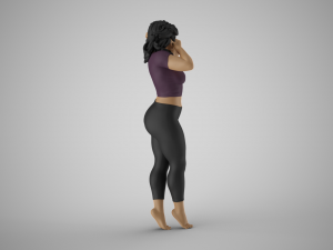 Admire Her Beauty Modello di stampa 3D