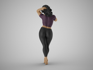 Admire Her Beauty Modello di stampa 3D