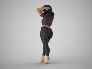 Admire Her Beauty Modello di stampa 3D