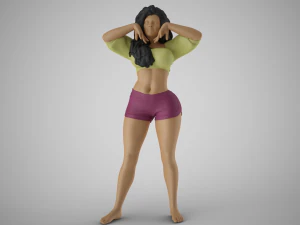 苗条3 3D 打印模型