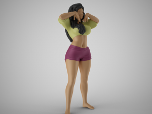 Slenderness 3 3D-printmodel