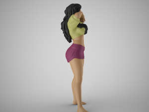 Slenderness 3 3D-printmodel