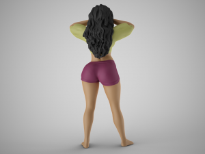 Slenderness 3 3D-printmodel
