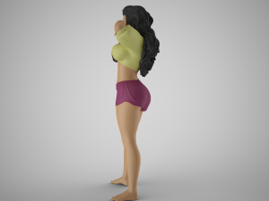 Slenderness 3 3D-printmodel