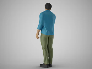 Man Extend his Hand 3D Print Model