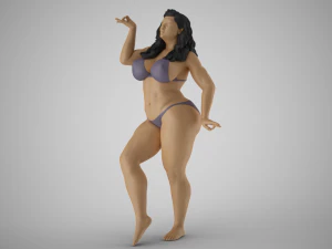 Schwerer T&auml;nzer 3D Druckmodell