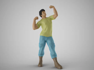 Starker Mann 3D Druckmodell