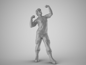 Strong Man 3D Print Model
