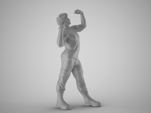 Strong Man 3D Print Model