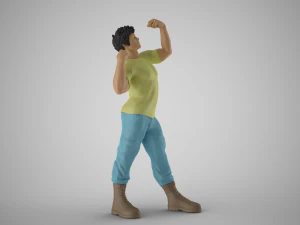 Strong Man 3D Print Model