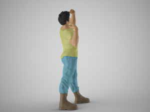 Strong Man 3D Print Model