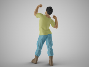 Strong Man 3D Print Model
