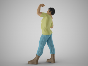 Strong Man 3D Print Model