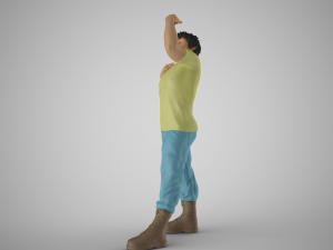 Strong Man 3D Print Model