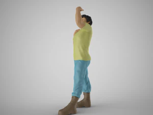 Strong Man 3D Print Model