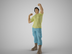 Strong Man 3D Print Model