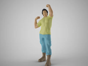Strong Man 3D Print Model