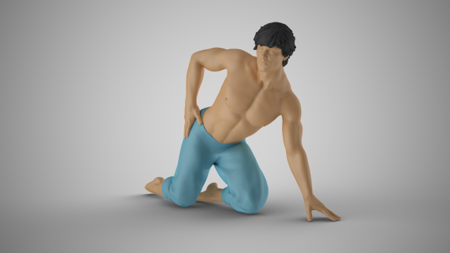 Male Beauty Modèles 3D en vedette .c4d .max .obj .3ds .fbx .stl .blend 