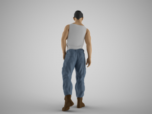 Punk Young Man Modelo de impresión 3D