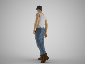 Punk Young Man Modelo de impresión 3D