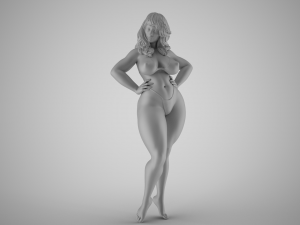 Robust Woman Model Cetak 3D