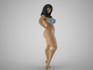 Robust Woman 3D Print Model