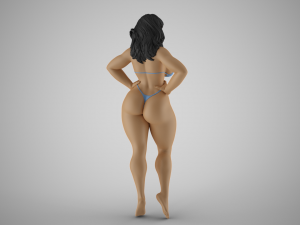 Robust Woman Model Cetak 3D
