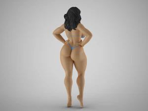 Robust Woman 3D Print Model