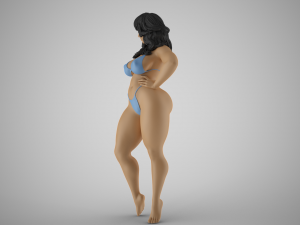 Robust Woman Model Cetak 3D