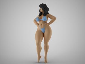 Robust Woman Model Cetak 3D