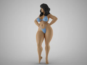 Robust Woman 3D Print Model