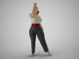 Woman Light as a Feather 3D Print Model