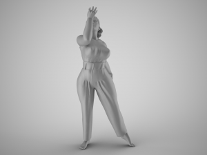 Woman Light as a Feather 3D-printmodel